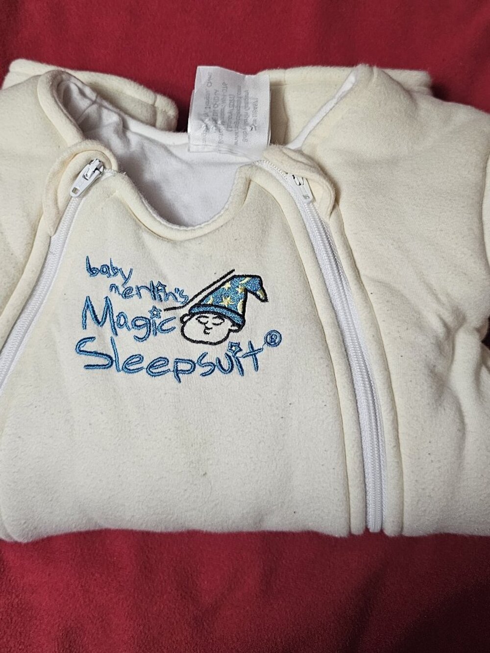 Baby Merlin's Magic Sleepsuit, Small, 3-6 Months, 12-18 LBS Fleece Swaddle